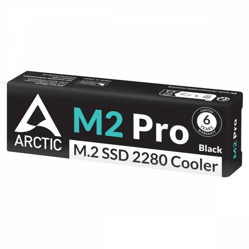 Охладител Arctic M.2 2280 SSD Cooler - M2 Pro (Black) ACOTH00001A  