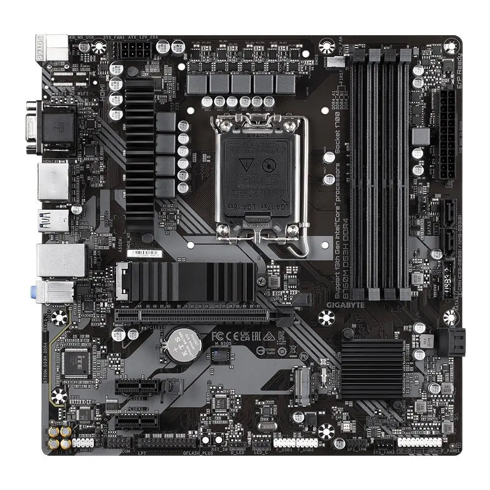 Дънна платка Gigabyte B760M DS3H DDR4 LGA1700