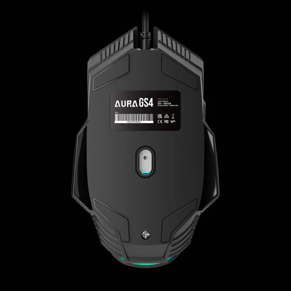 Геймърска мишка GAMDIAS - AURA GS4  - 3600dpi