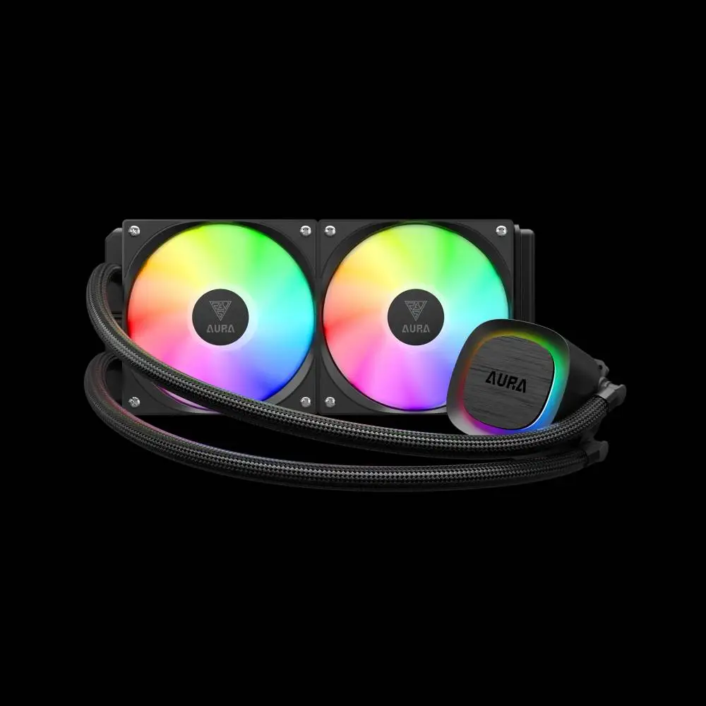Водно охлаждане за процесор Gamdias AURA GL240 v2 Water Cooling 240mm aRGB
