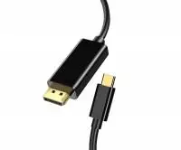 VCom кабел Cable Type-C to DisplayPort - 8K Black - CU422C-1.8m