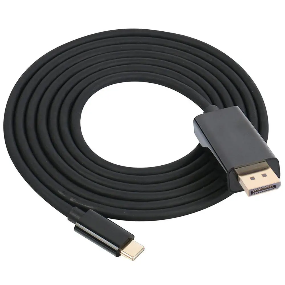 VCom кабел Cable Type-C to DisplayPort - 8K Black - CU422C-1.8m
