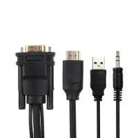 VCom кабел VGA M / HDMI M - CG493A-1.8m