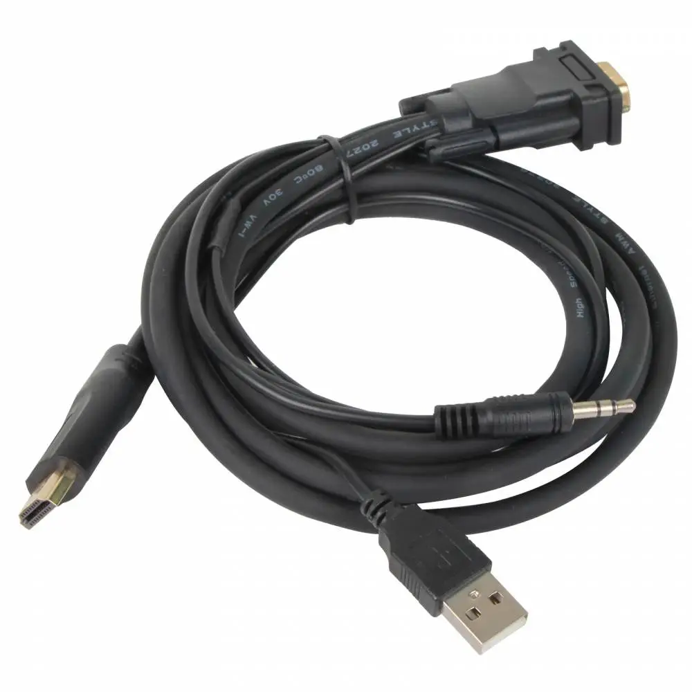 VCom кабел VGA M / HDMI M - CG493A-1.8m