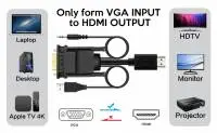 VCom кабел VGA M / HDMI M - CG493A-1.8m
