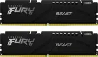 Памет Kingston FURY Beast Black 32GB (2x16GB) DDR5 6000MHz CL36 - KF560C36BBE2K2-32