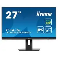 Монитор IIYAMA XUB2763HSU-B1, 27", IPS, FHD 1920x1080, 100Hz, 3ms, USB, HDMI, DP