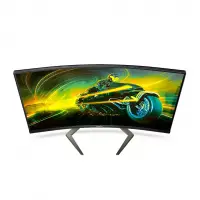 Монитор Philips 32M1C5500VL/00, 31.5", VA Curved, QHD 2560x1440, 165Hz, 1ms, HDR10, Adaptive Sync 