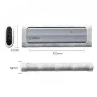 Apacer външна кутия за диск Storage - Case - M.2 NVMe M-key 10 Gbps, Silicone Protective Case, USB-C/A - AXM2-G2-V1-GY