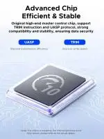 Apacer външна кутия за диск Storage - Case - M.2 NVMe M-key 10 Gbps, Silicone Protective Case, USB-C/A - AXM2-G2-V1-GY