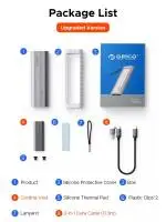 Apacer външна кутия за диск Storage - Case - M.2 NVMe M-key 10 Gbps, Silicone Protective Case, USB-C/A - AXM2-G2-V1-GY