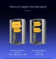 Кутия Geometric Future Model 2 THE ARK Mesh Black Case mATX
