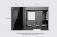 Кутия Geometric Future Model 6 Cezanne Black Case EATX