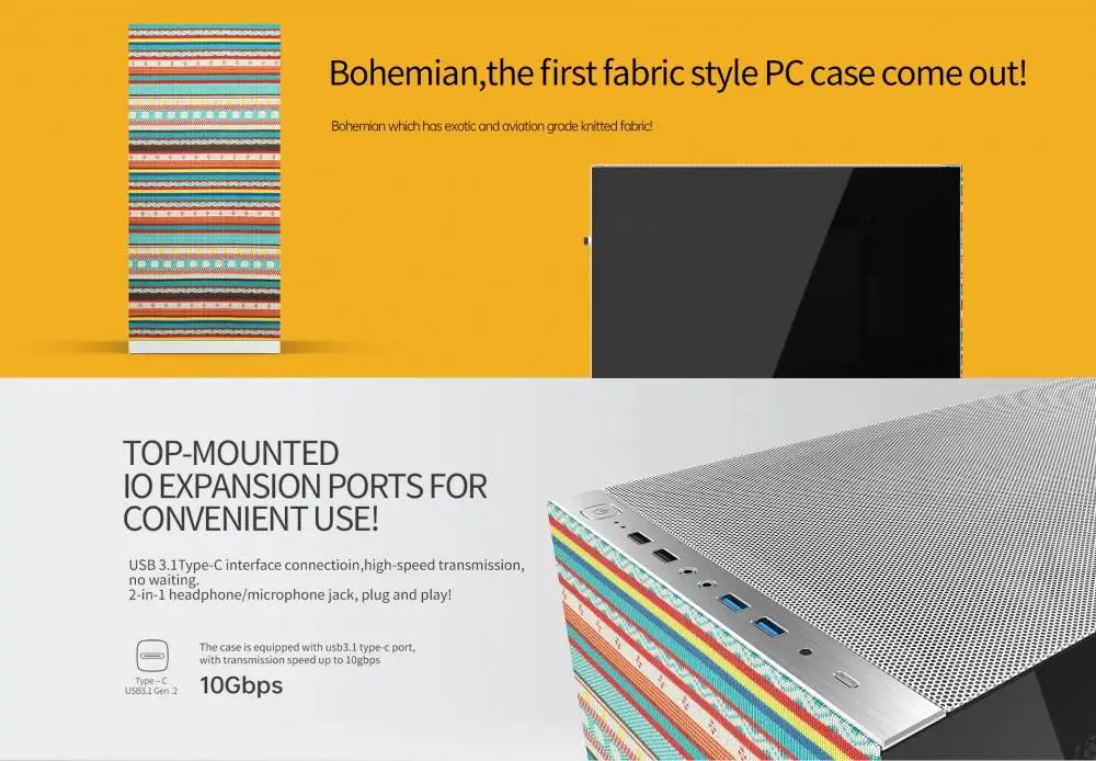Кутия Geometric Future Model 8 Bohemia Case EATX