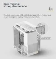 Кутия Geometric Future Model 4 Lancelot White Case EATX