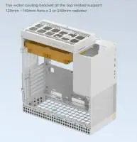 Кутия Geometric Future Model 4 Lancelot White Case EATX