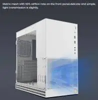 Кутия Geometric Future Model 4 Lancelot White Case EATX