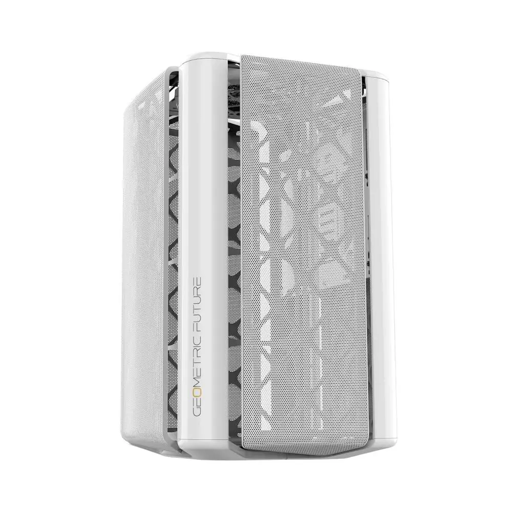 Кутия Geometric Future Model 2 THE ARK Mesh White Case mATX