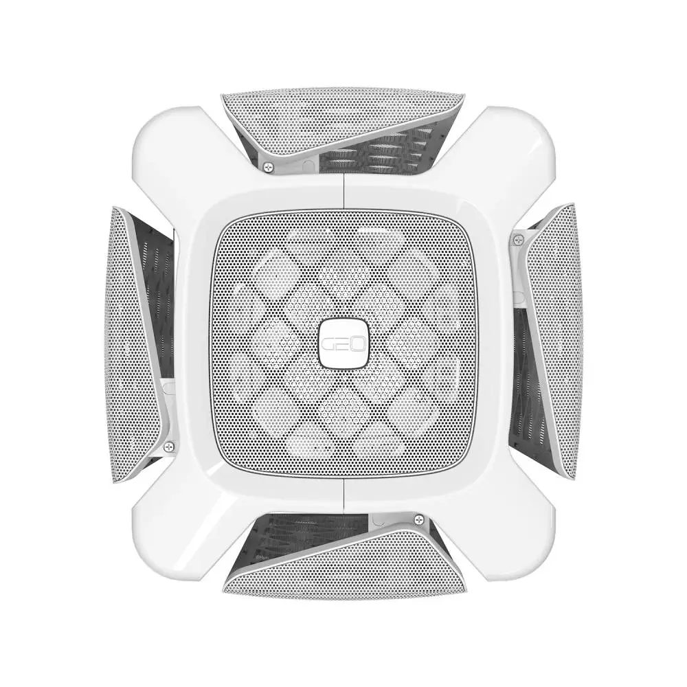 Кутия Geometric Future Model 2 THE ARK Mesh White Case mATX
