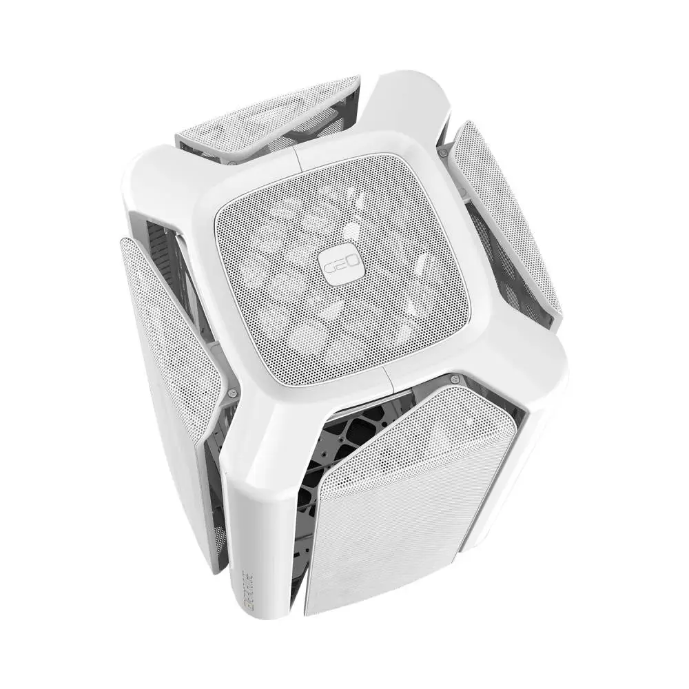 Кутия Geometric Future Model 2 THE ARK Mesh White Case mATX