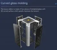Кутия Geometric Future Model 2 THE ARK Mesh White Case mATX
