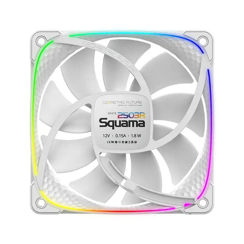 Вентилатор Geometric Future Squama 2503R REVERSE Fan 120mm ARGB White - 1F2503R112011