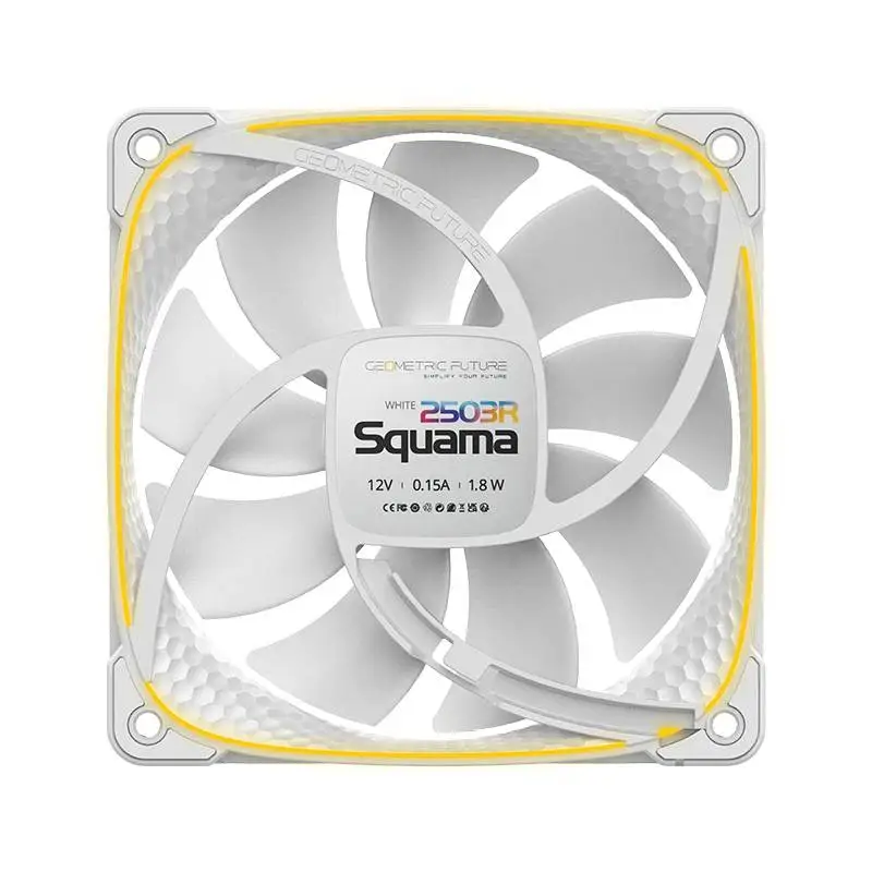 Вентилатор Geometric Future Squama 2503R REVERSE Fan 120mm ARGB White - 1F2503R112011