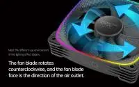 Вентилатор Geometric Future Squama 2503R REVERSE Fan 120mm ARGB White - 1F2503R112011