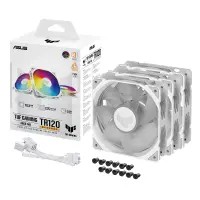 Вентилатори ASUS TUF GAMING TR120 ARGB Reverse WHITE EDITION 3pack