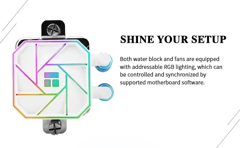 Водно охлаждане Thermalright Aqua Elite 240 White A-RGB V3 Water Cooling
