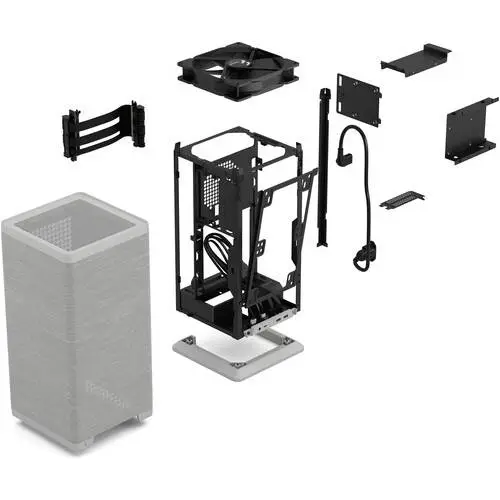 Кутия Fractal Mood Light Gray ITX - FD-C-MOD1N-01
