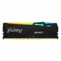 Памет Kingston FURY Beast RGB Black 32GB (2x16GB) DDR5 6000MHz CL36 - KF560C36BBE2AK2-32