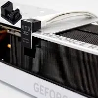 Адаптер Graphics Card PCIe 5.0, ATX3.0, 12VHPWR 600W Power Supply, Cable Adapter 12+4Pin Male To Female 180 Degree Turn Connectors - B - Black 