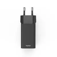 HAMA Мини Зарядно 35 W, 1x USB-C PD, 3x USB-A, Черно