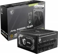 Захранване MSI MAG A1000GL PCIE5 1000W 80 Plus Gold ATX 3.1, PCIe 5.1 PSU