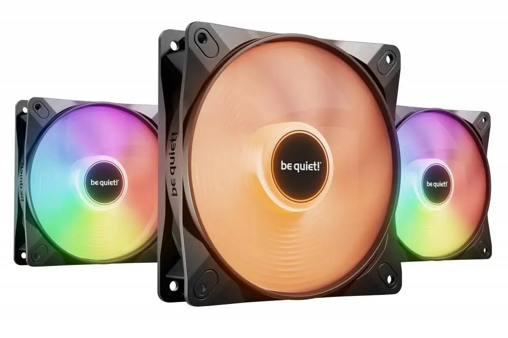 Вентилатори be quiet!  LIGHT WINGS LX 120mm PWM high-speed Triple-Pack Fan Pack 3-in-1 3 x 120mm - BL124 