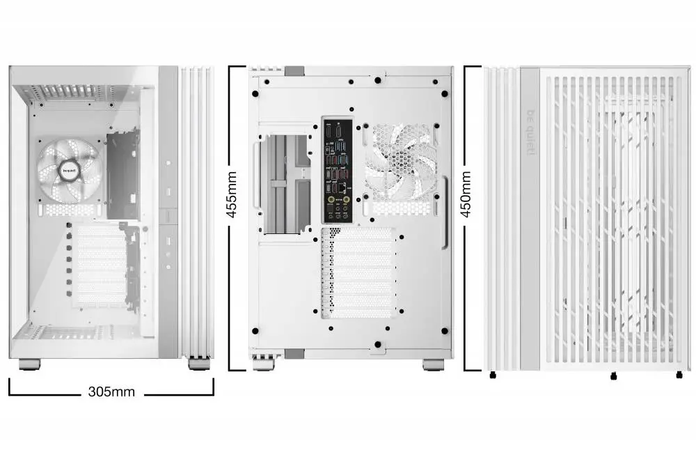 Кутия be quiet! LIGHT BASE 600 LX White ATX Case - BGW68