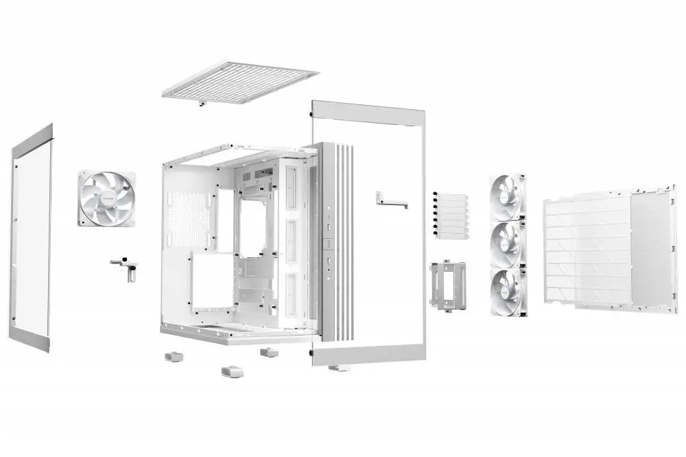 Кутия be quiet! LIGHT BASE 600 LX White ATX Case - BGW68