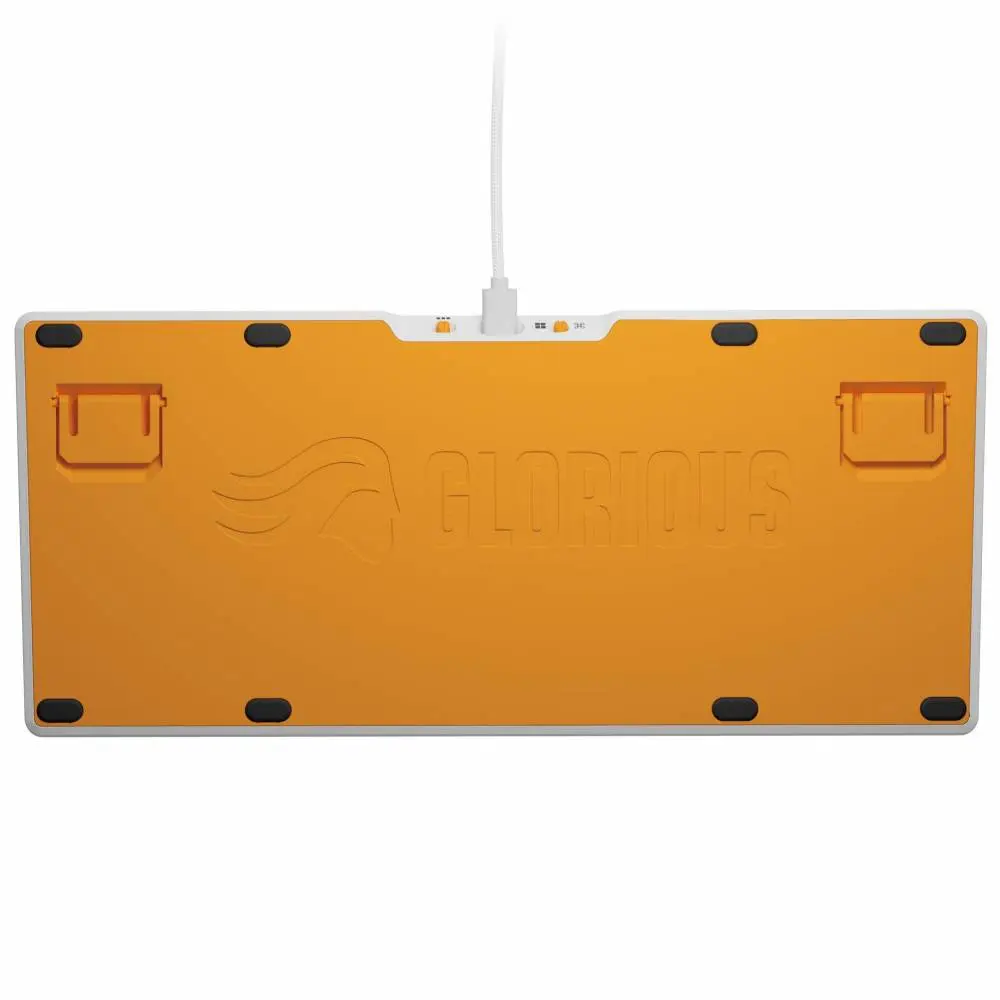 Геймърска механична клавиатура Glorious GMMK 3 75% White - Fox Linear Switches