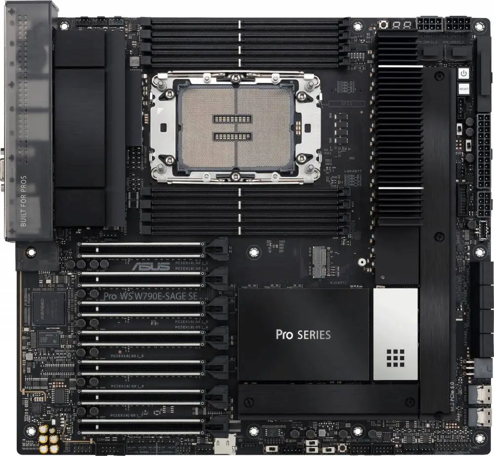 Дънна платка ASUS PRO WS W790E-SAGE SE LGA4677 - 90MB1C20-M0EAY0