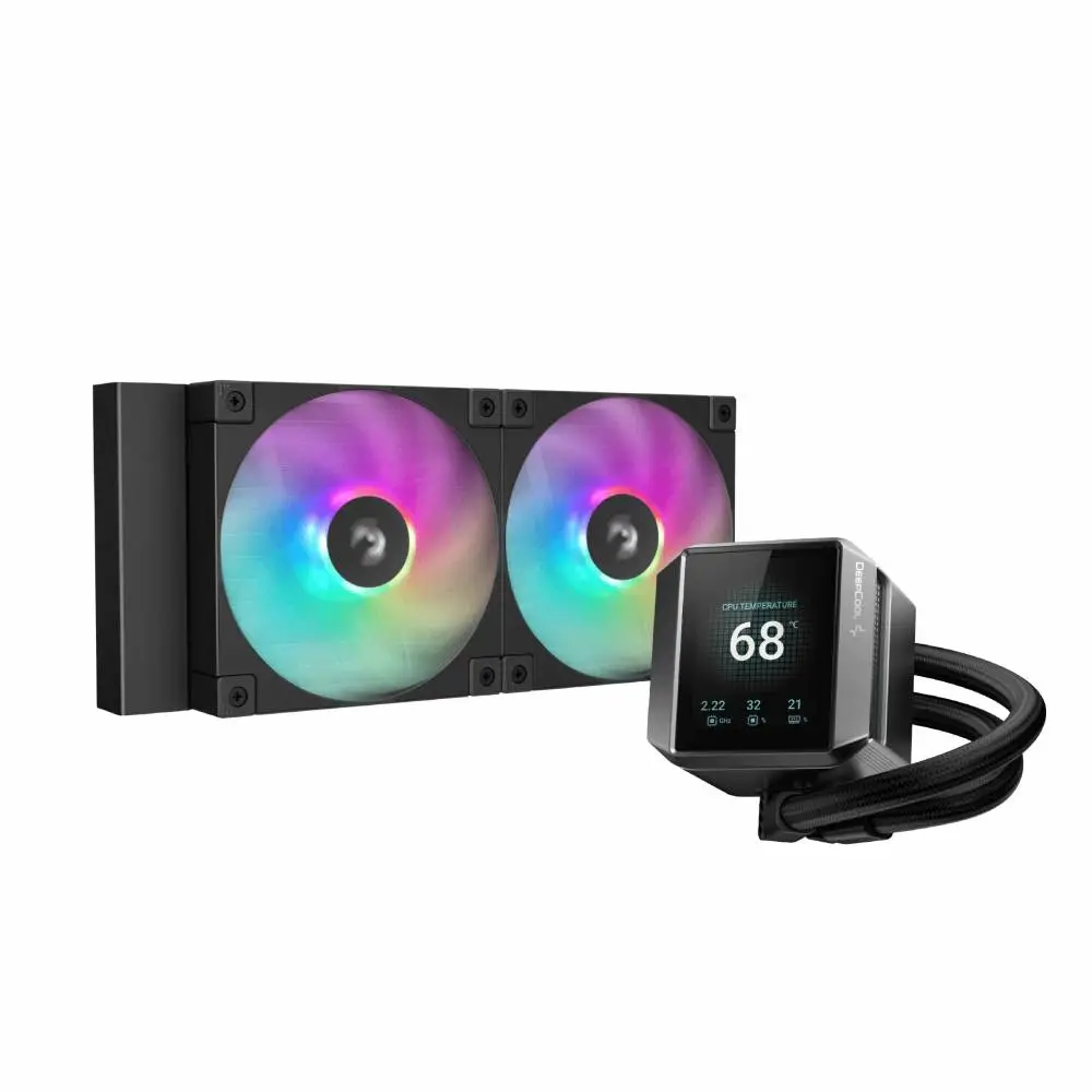 Водно охлаждане DeepCool MYSTIQUE 240 ARGB Water Cooling LCD Screen