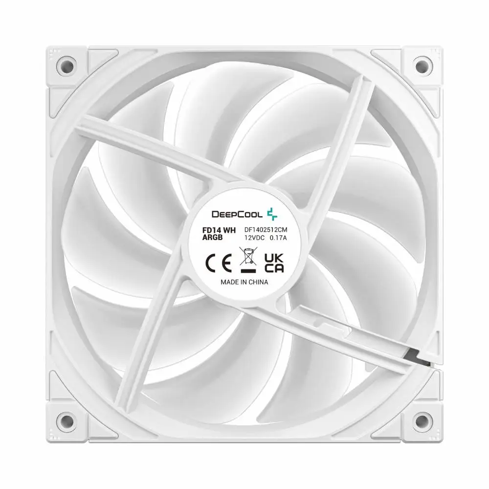 Вентилатори DeepCool FD14 White ARGB Fan Pack 3-in-1 3x140mm