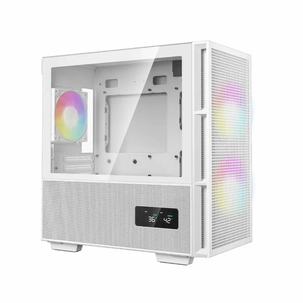 Кутия DeepCool CH360 DIGITAL WH Case mATX