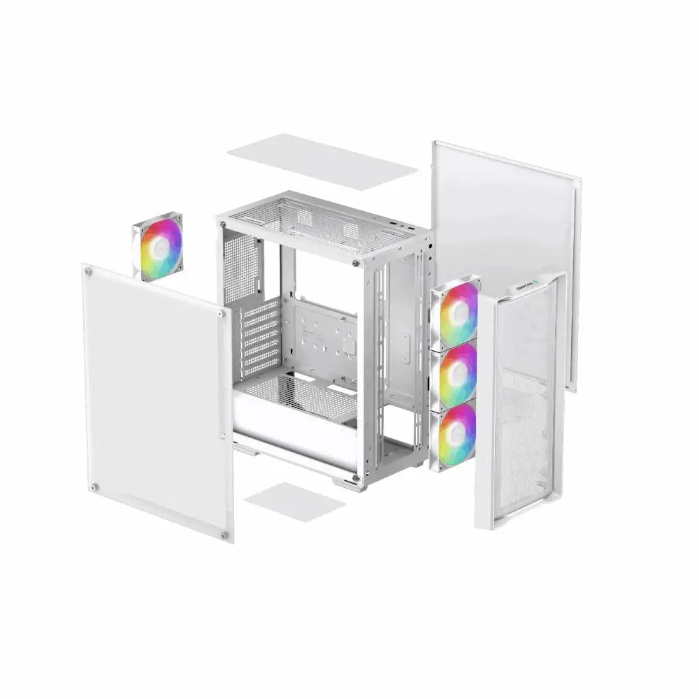 Кутия DeepCool CC560 MESH White V2 Case ATX
