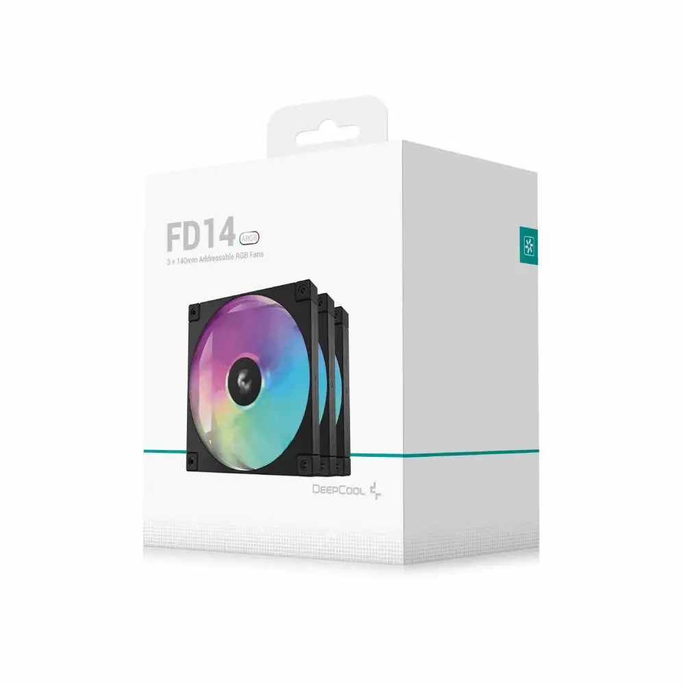 Вентилатори DeepCool FD14 Black ARGB Fan Pack 3-in-1 3x140mm