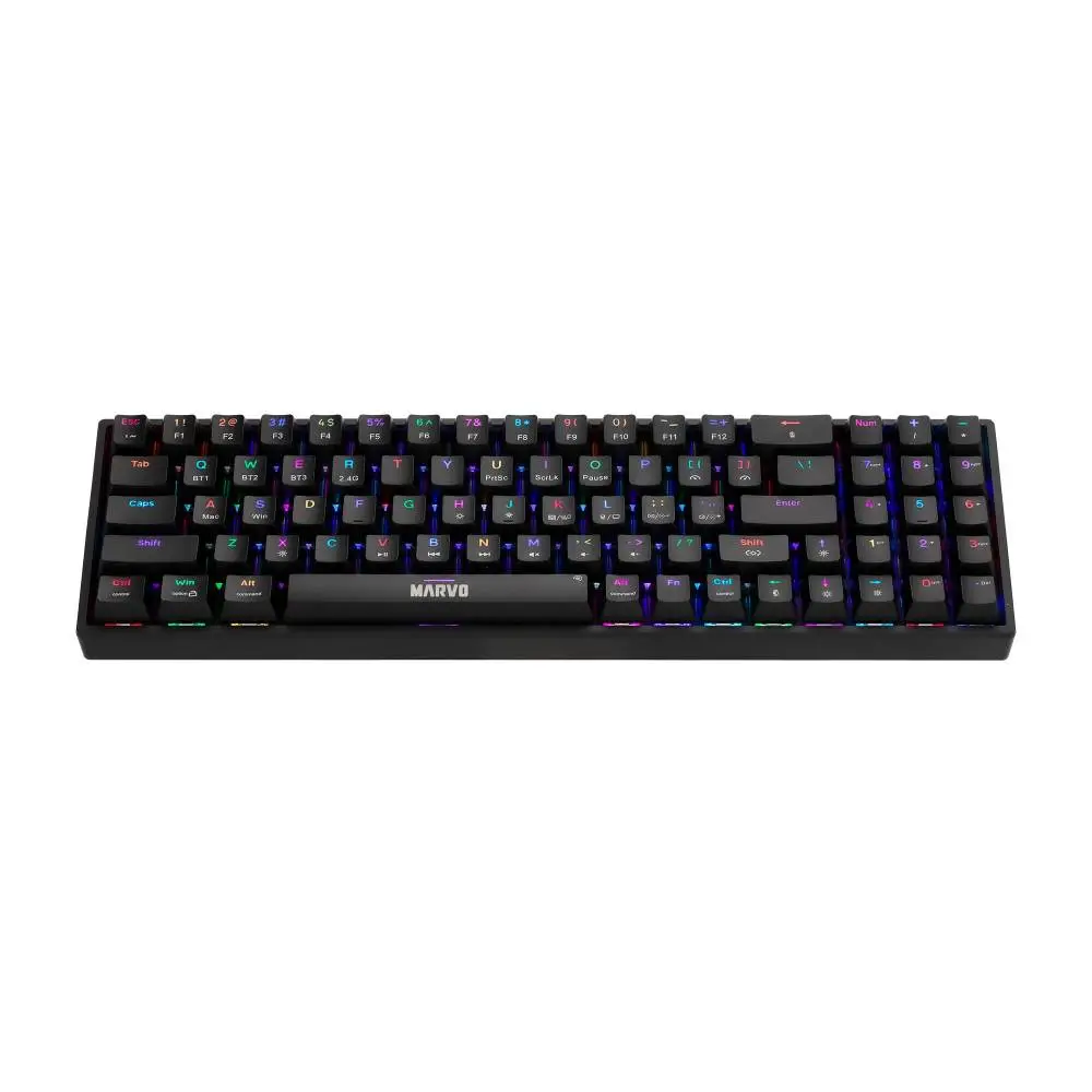 Геймърска механична безжичка клавиатура Marvo Shogo 78W - KG956W - Bluetooth 5.0, 2.4G