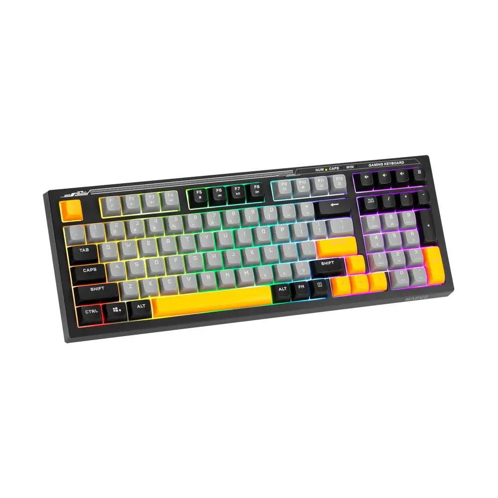 Геймърска клавиатура MARVO S50B - Rainbow, 98 keys - MARVO-K638B