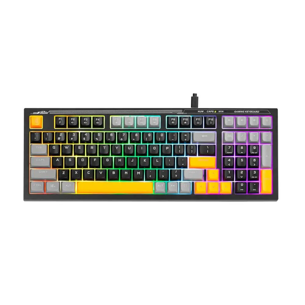 Геймъркса клавиатура MARVO S50A - Rainbow, 98 keys - MARVO-K638A