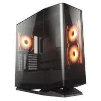 Кутия COUGAR FV270 RGB Black Mid tower Tempered Curved Glass Case - CGR-58M6B-RGB