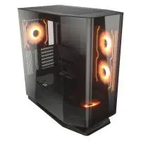 Кутия COUGAR FV270 RGB Black Mid tower Tempered Curved Glass Case - CGR-58M6B-RGB